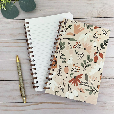 Cahier à spirale personnalisé impression bloc-notes stationnaire Kawaii Kraft