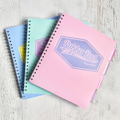 Cahier à spirale personnalisé impression bloc-notes stationnaire Kawaii Kraft