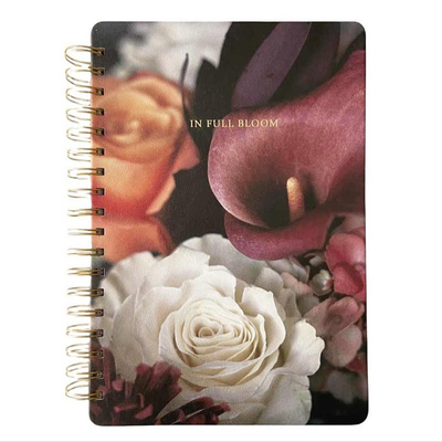 Cahier à spirale de 300 pages imprimant un cahier holographique A5 A4 de marque privée