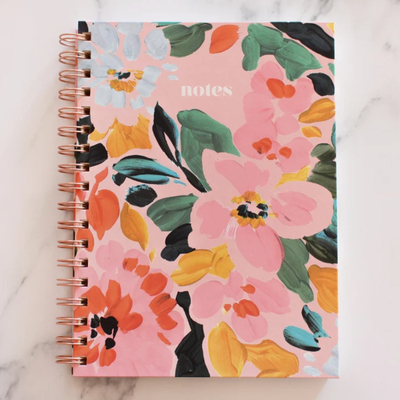 Cahier à spirale de 300 pages imprimant un cahier holographique A5 A4 de marque privée