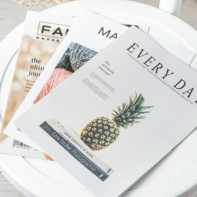 Magazine mat brillant de stratification de catalogue imprimant l'OEM fait sur commande polychrome de livrets