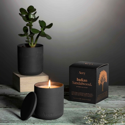 Boîte en carton pliante d'impression d'écran C1S C2S Boîte brillante de pot de bougie de papier enduit