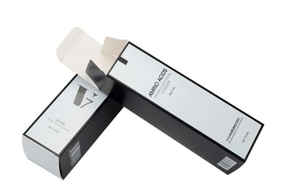 Emballage cosmétique de carton de pliage de boîte de soins de la peau personnalisé par couleur de PMS