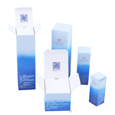 La coutume professionnelle a imprimé la boîte inférieure de serrure automatique supérieure de repli de cartons se pliants