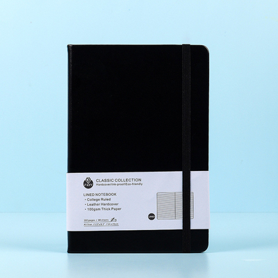 A5 A6 a gravé la couverture de livre faite sur commande imprimant la limite en cuir véritable
