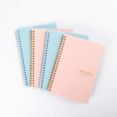 A5 carnet de notes à spirale du journal intime B5 imprimant le journal en cuir personnalisable