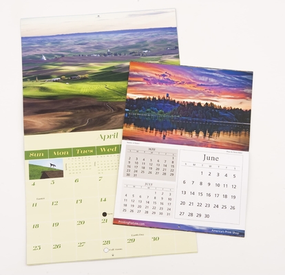 Travaux de bureau 2024 Calendrier de bureau Impression couture sur mesure Liant