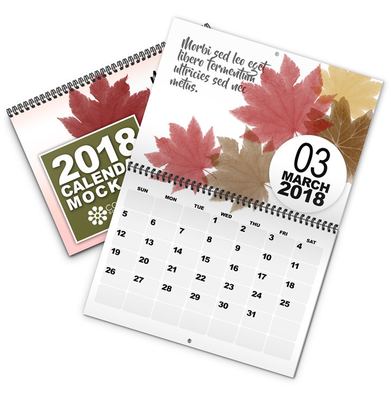 En vrac cadeau OEM calendrier personnalisé Impression plastique déchirer papier peint revêtement UV