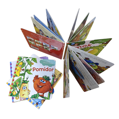 Couture de selle A5 Livre pour bébé Impression de papier revêtu de couverture dure sur mesure