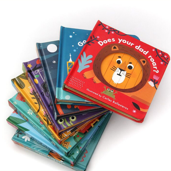 Impression de livres en carton pour enfants anglais Impression de livres en carton