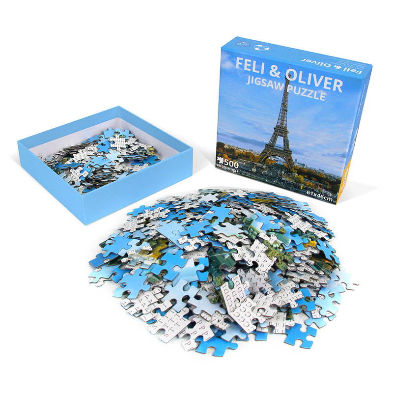 Enfants Montessori Jouets éducatifs Puzzles personnalisés Carte du monde en bois Puzzle