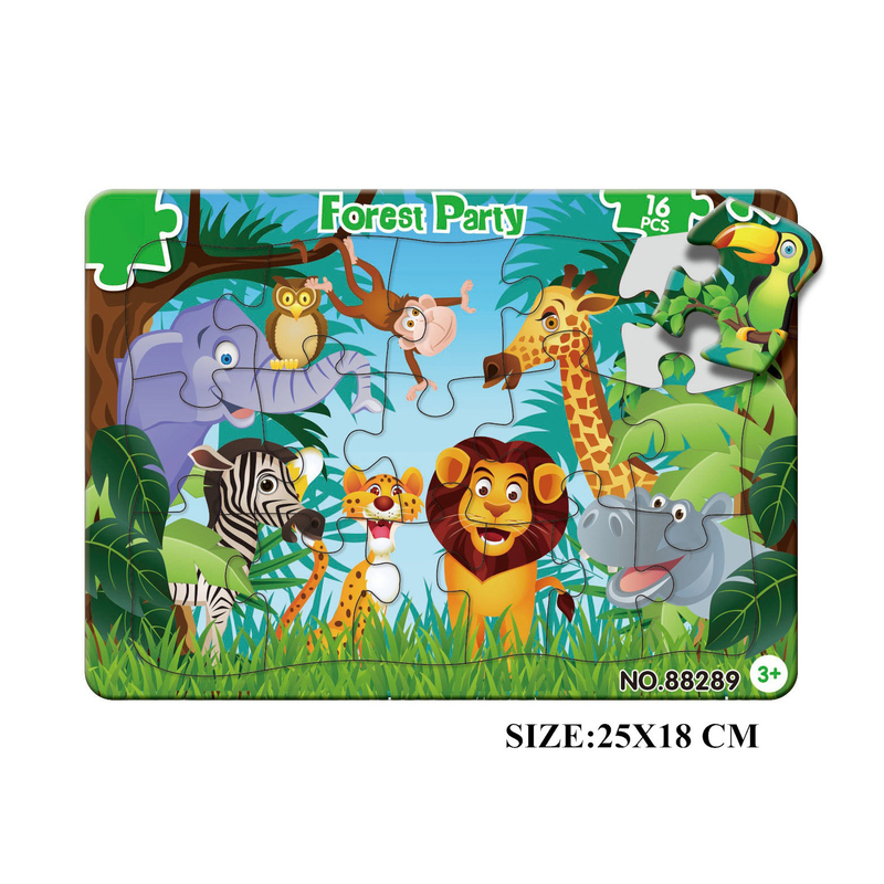 Puzzle adulte de carton de puzzle fait sur commande de couleur de CMJN