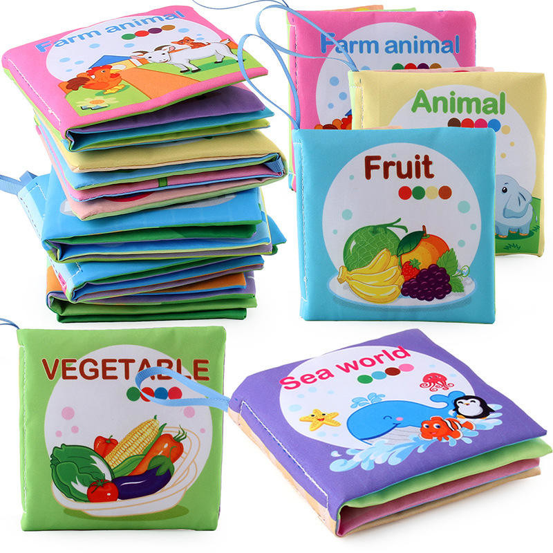 Jouets Montessori livres sensoriels pour nouveau-nés livres d'activités de base pour les compétences de vie pour les enfants de 18 mois