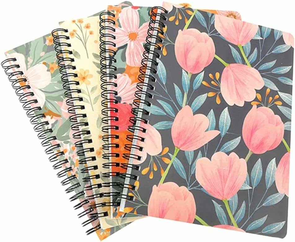 5.5&quot;X8.5'' 6&quot;X9&quot; 8.5&quot;X11&quot; Cahier à spirales Journal d'impression Relié par fil Ligné Sketchbook